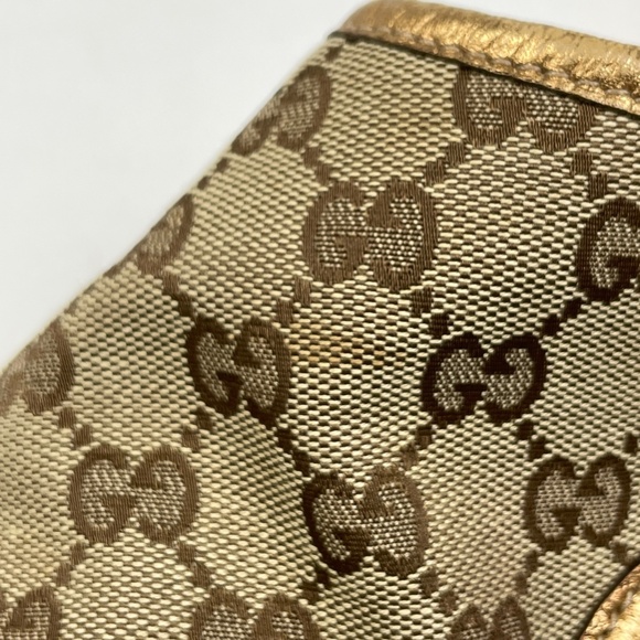 GUCCI Cream Canvas Shoulder Bag - Picture 4 of 8
